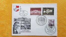 FDC - 25 Jahre 2. Republik Österreich 1970