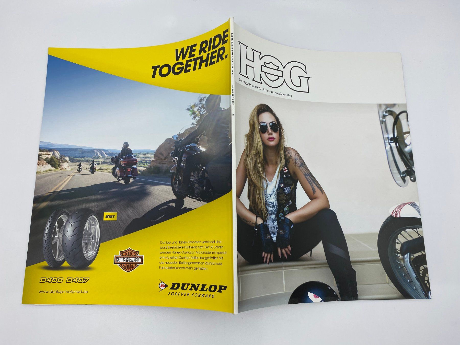 Riviste & Magazine: Harley Owners Group HOG Magazine 2019 – Usato da Langwiesen venduto da Restposten-24 2