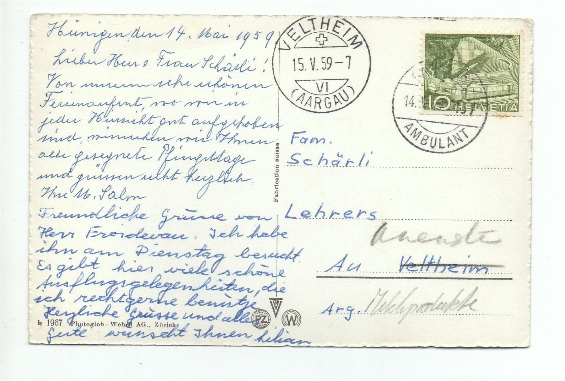 Ansichtskarten: KONOLFINGEN – Gebraucht aus Jona von philajona 1