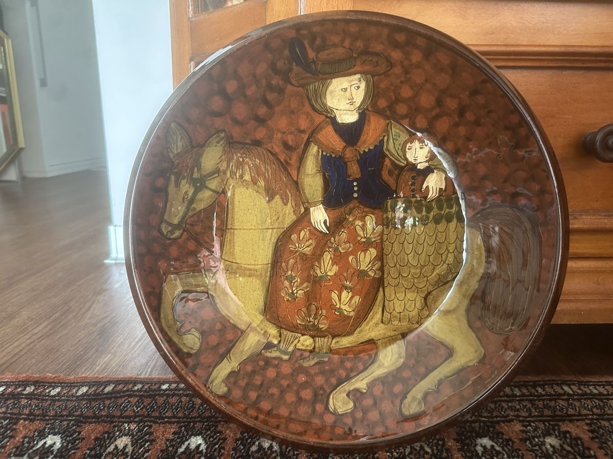 Piatti: Hans Schneider Keramikteller 32 cm – Usato da Herbriggen venduto da Sehrazade 6