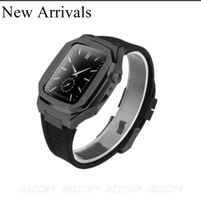 Robust Apple Watch Gehaeuse mit Band - Schwarz - Top Zustand