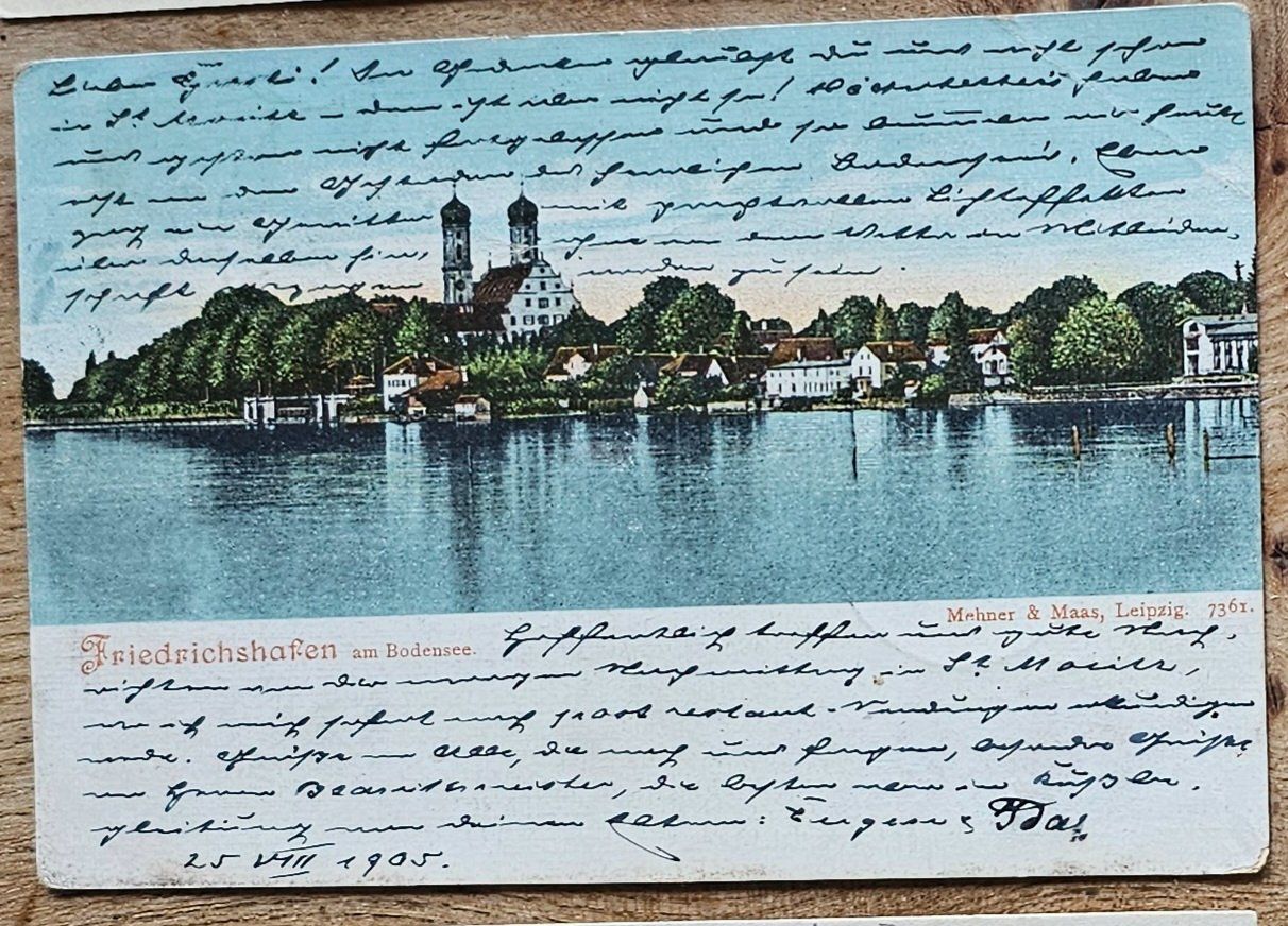 Cartoline postali: BAYERN AK Friedrichshafen, 1905 – Usato da Les Valettes venduto da Nuba1
