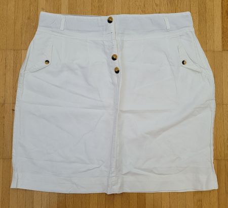 65. Jupe blanche Edeis-  taille inconnues