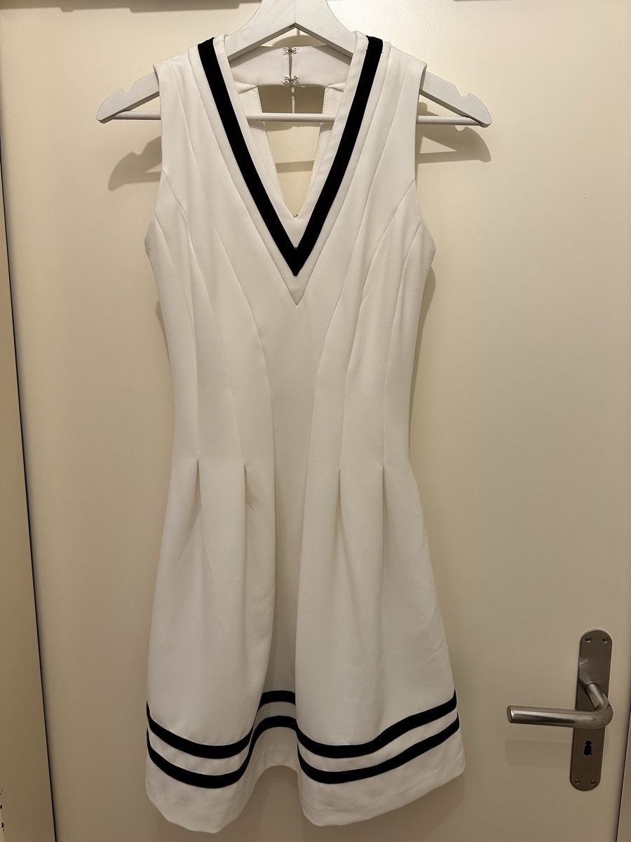 H&M Kleider: H&M Sommerkleid Weiss Tennis Look Gr. S – Neu (gemäss Beschreibung) aus Zürich von tmarina