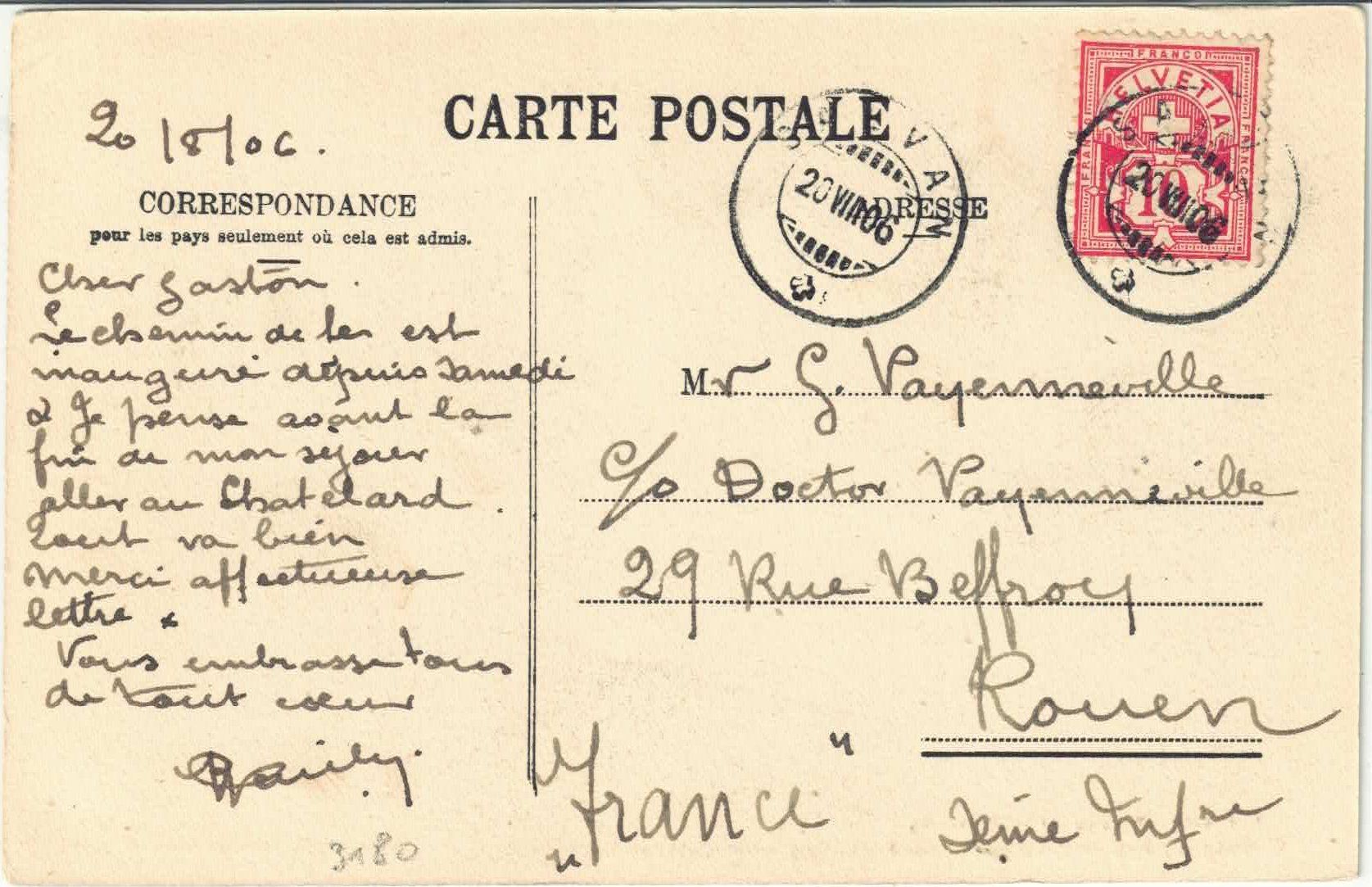 Cartoline postali: Salvan et la Gare du Chemin de Fer Martigny-Chatelard – Usato da Ettingen venduto da Kartenplanet 1