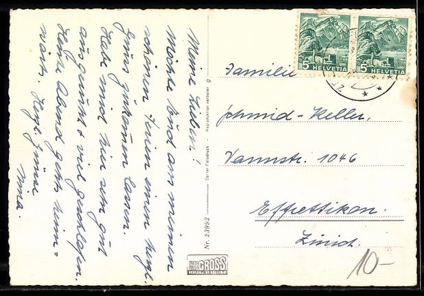Cartoline postali: AK Wolfhalden /App., Blick zum Bodensee – Usato da Berlin venduto da bartko-reher 1