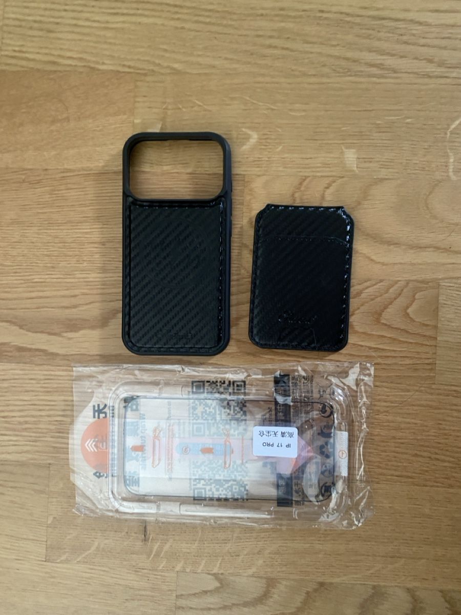 Cover & Protezioni schermo: iPhone 17 Pro Hülle mit Kartenfach & Displayschutzfolie  – Nuovo (secondo la descrizione) da Steinhausen venduto da figeman