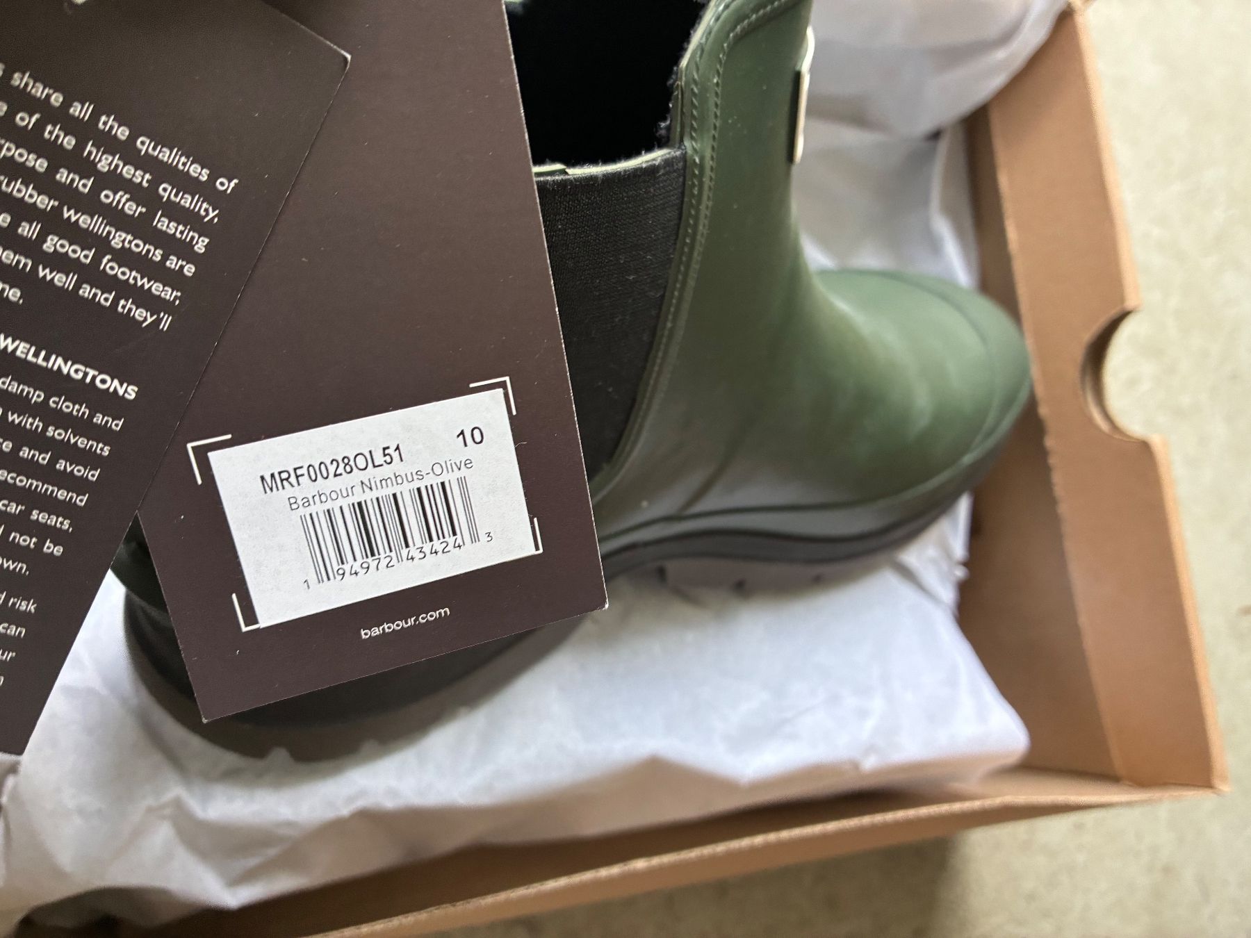 Scarpe da uomo: Bottes Barbour, neufs, 44 – Nuovo (secondo la descrizione) da Paudex venduto da micinque 2