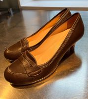 Navyboot Pumps Damen dunkelbraun Leder Grösse 38