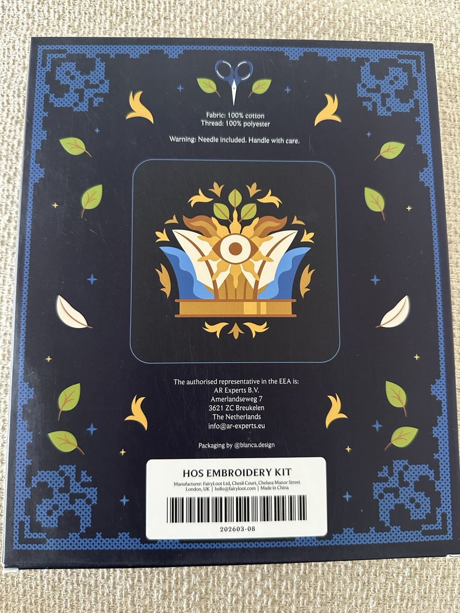 Cerchi da ricamo: Fairyloot Embroidery Kit – Nuovo e nell'imballaggio originale da Toffen venduto da Yulieboo 2