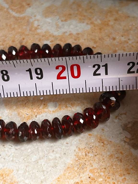 Catenine: Steinkette dunkelrot (45cm) – Usato da Basel venduto da bellespirit 2