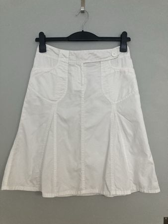 H&M Rock, weiss, Gr. 36,  blickdicht!