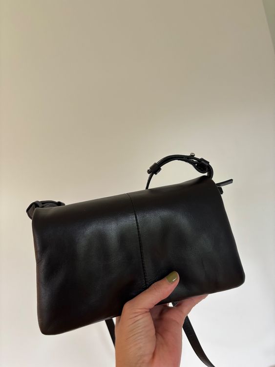Handbag Zara Handtaschen Schwarz Handtasche Kordelbeutel Von Zara