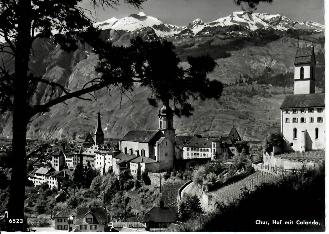 Cartes postales: Chur, Hof mit Calanda – D'occasion à Hochdorf par Ziegel-16