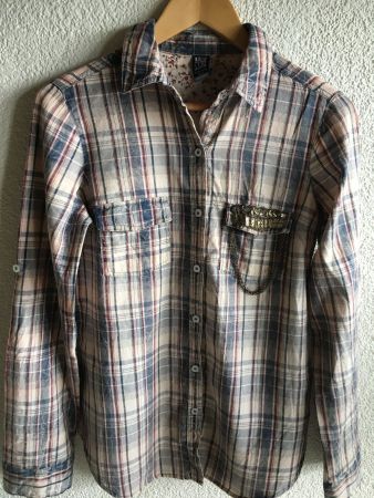BASIC GARMENTS Bluse, Gr. M, kariert
