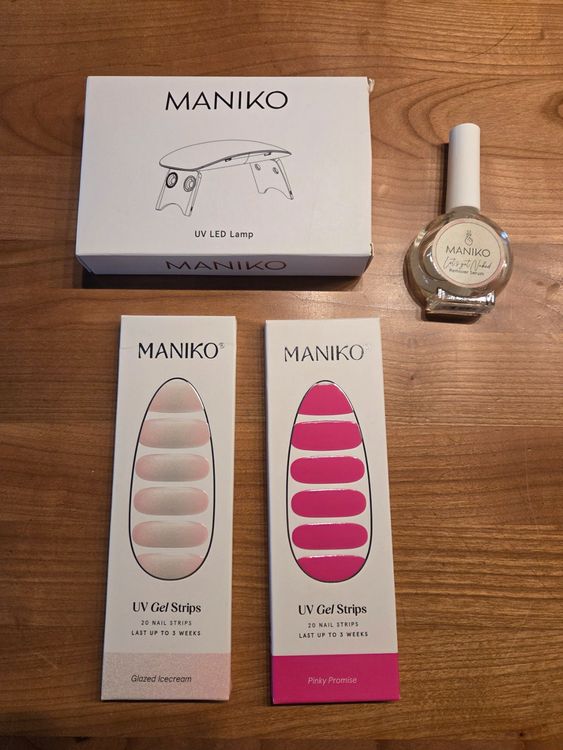 Maniko Starter Set UV Lampe + 2x Strips + Remover Serum! (Gebraucht) in ...