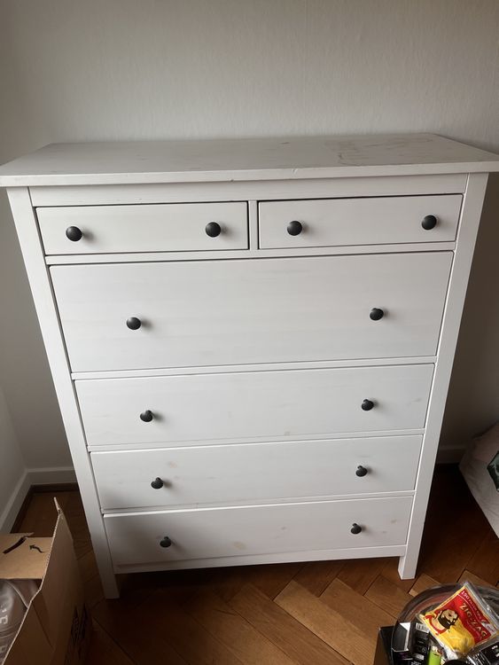 Schone Hemnes Kommode Wei Ebenbild