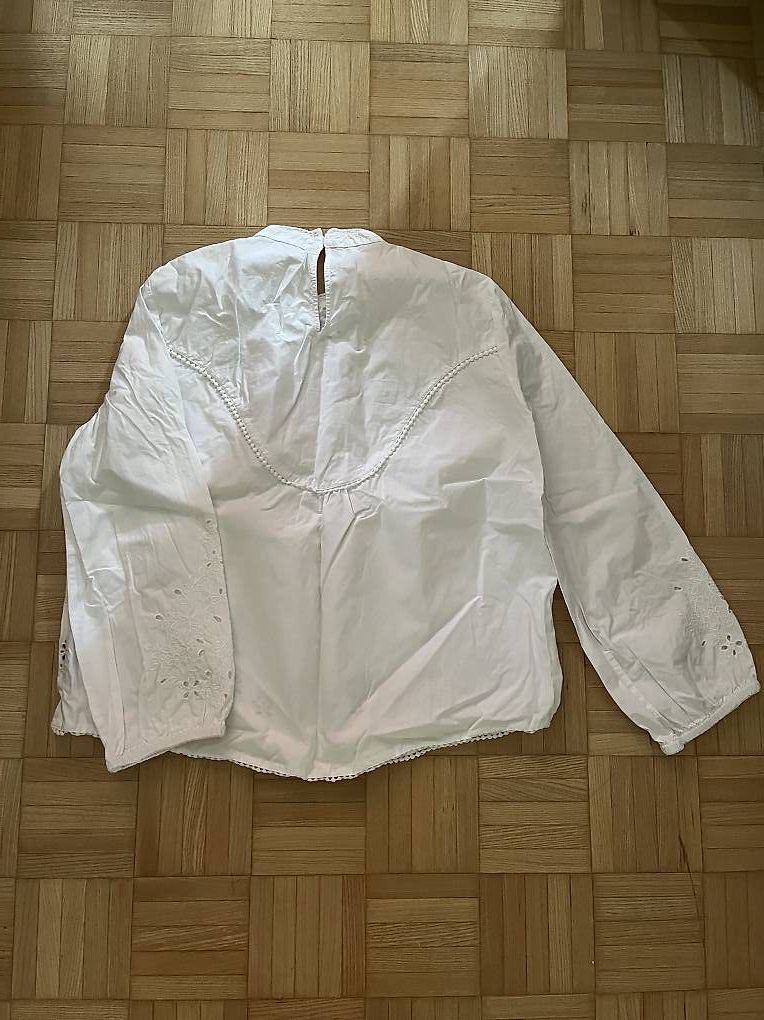Blusen: Bluse weiss bestickt Grösse S – Gebraucht aus Zürich von rit_g825 1