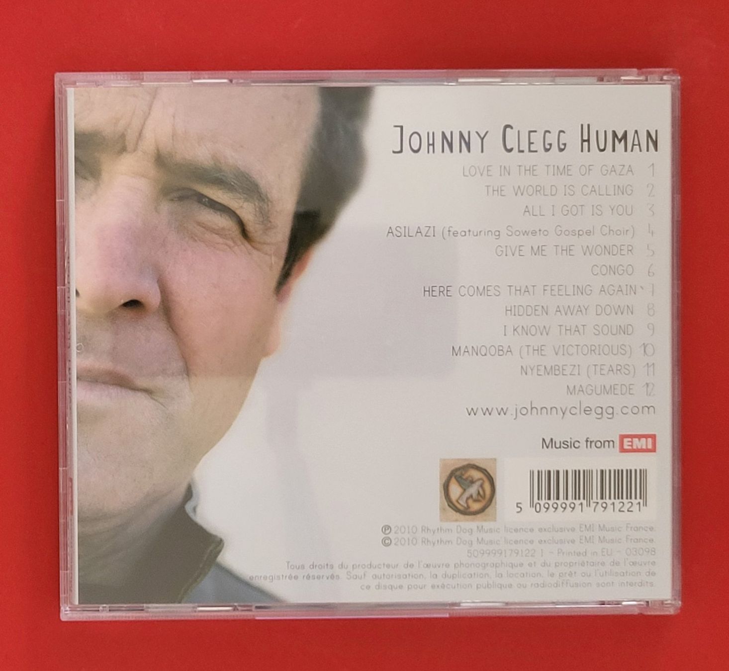 CD: CD - JOHNNY CLEGG - Human – Usato da Pully venduto da Stewoui 1