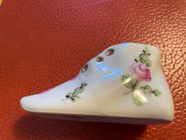 Herend Porzellan Schuh Rosen Dekor