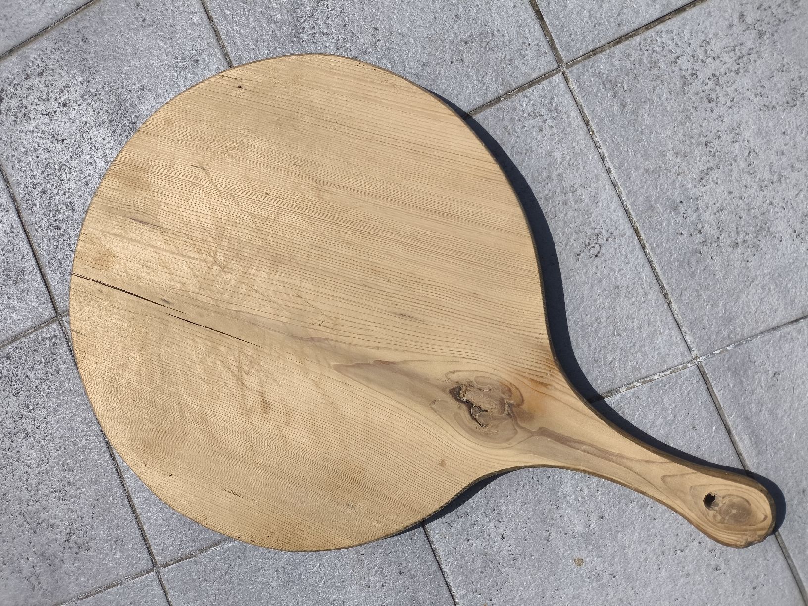 Articoli in legno: Rustikale Holzschaufel - pizzaplatte 50 cm – Usato da Seuzach venduto da Shhfalfa 1