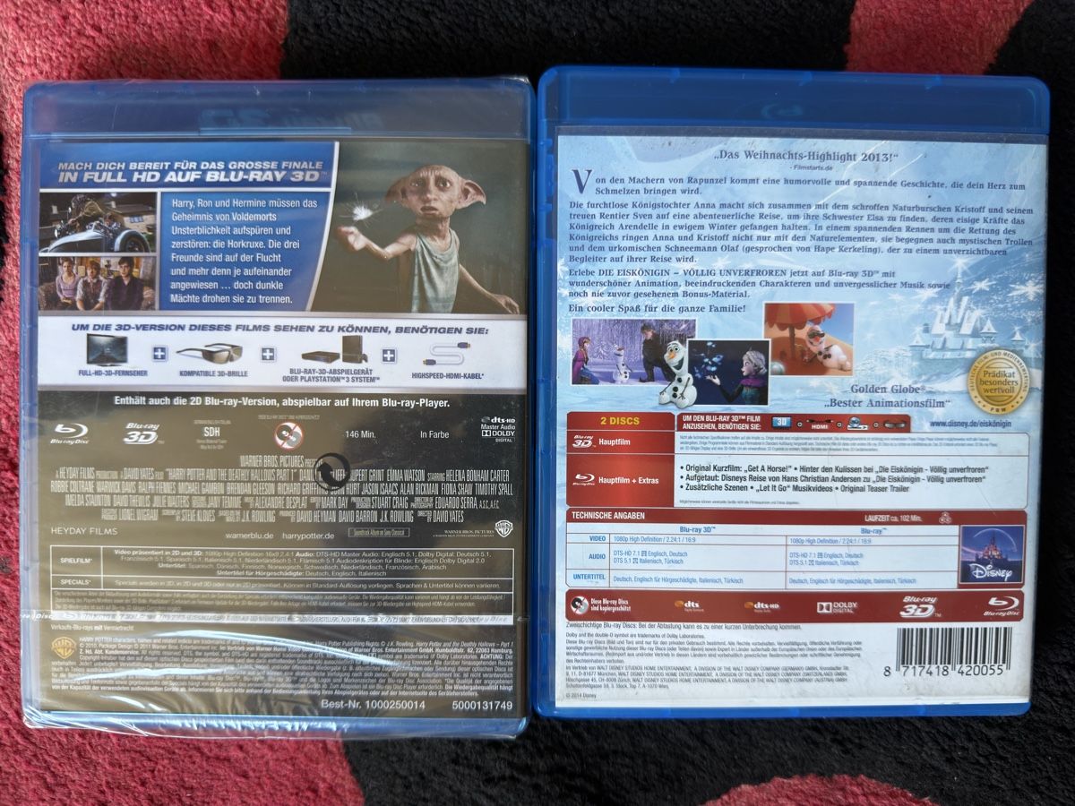 Tutti i DVDs: 3D BlueRay DVD  – Usato da Schlieren venduto da Kamacho 1