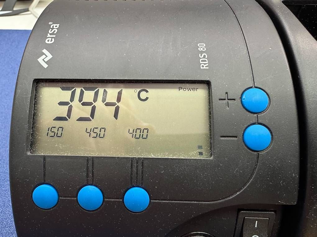 Componenti elettronici: ERSA RDS80 Mikroprozessorgesteuerte Lötstation – Usato da Wallisellen venduto da WB8304 4