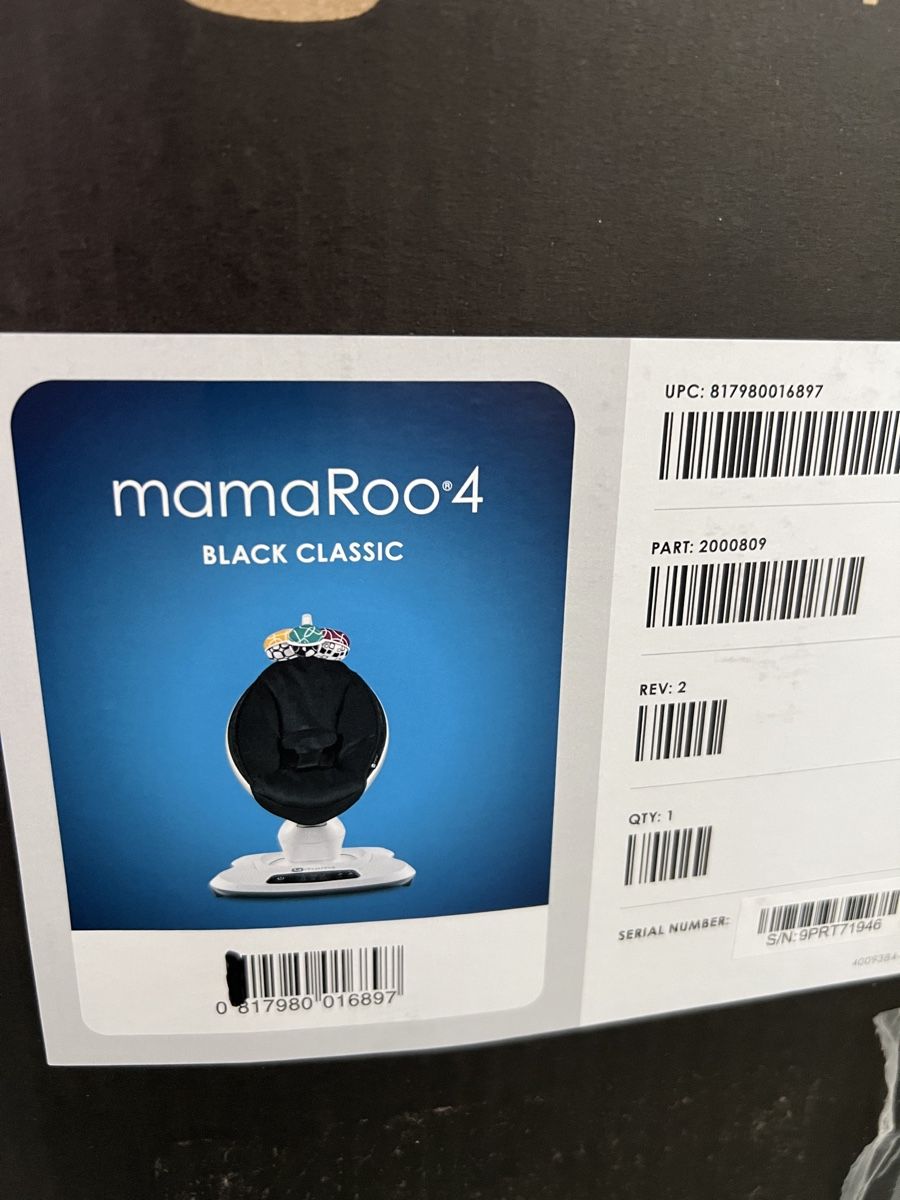 4moms Sdraiette & Sdraiette a dondolo: 4 moms | mamaRoo•4 | BLACK CLASSIC – Usato da Niederrohrdorf venduto da fero90 4
