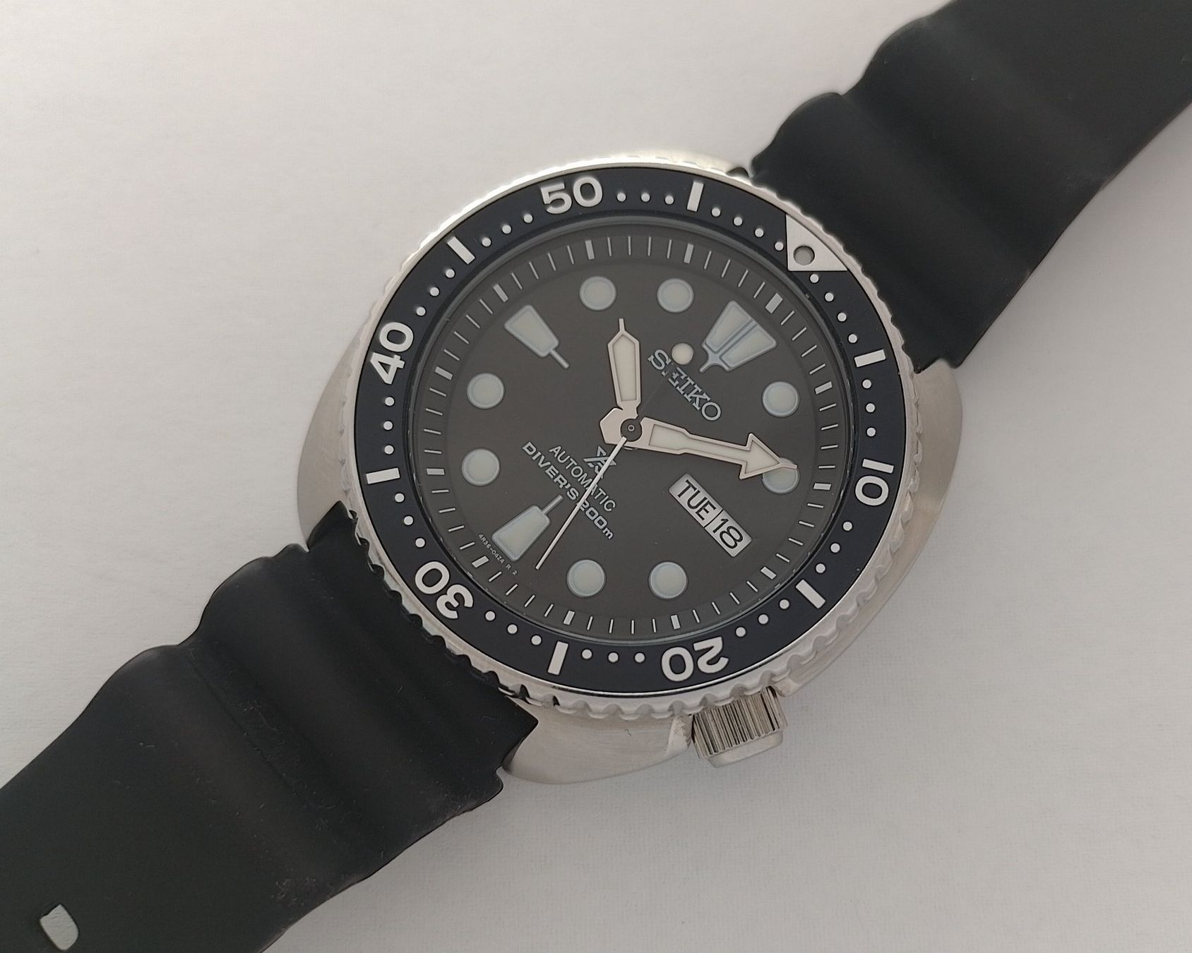 Seiko Orologi: Seiko Prospex "Turtle" Automatic Diver (SRPE93K1 / 4R36) – Usato da Basel venduto da Givens_Watches 1