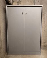 Armoire deux portes grise