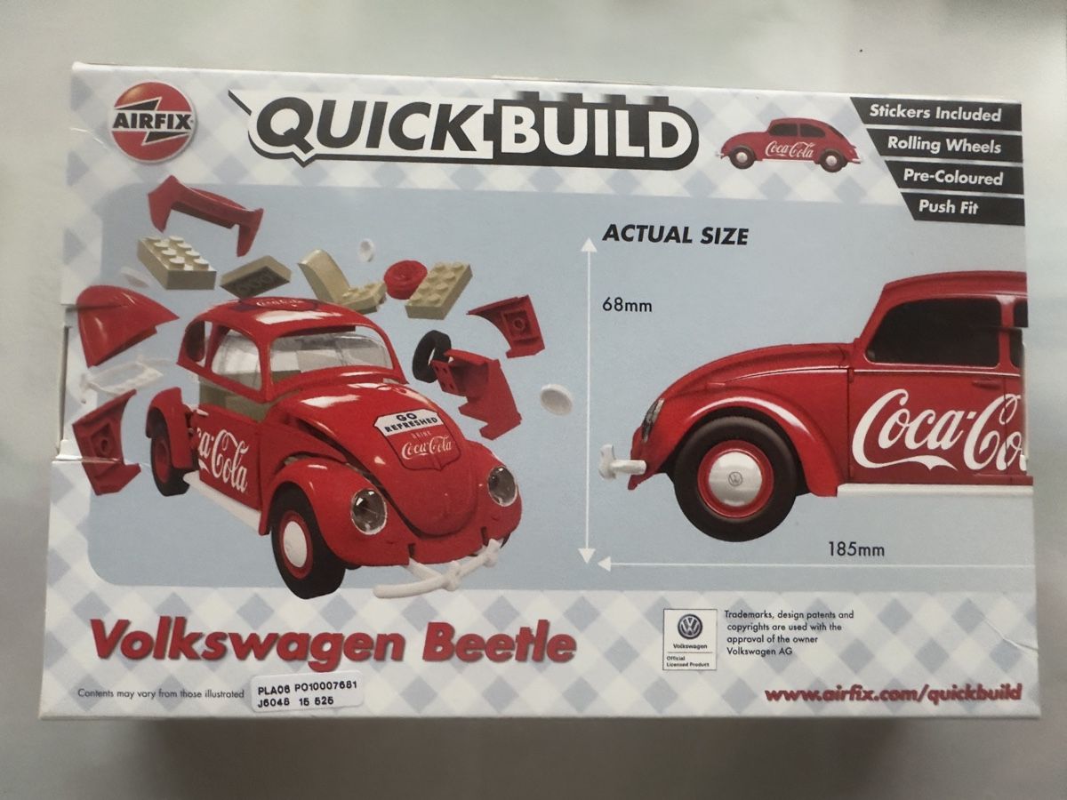 Jeux de construction: Airfix Quick Build VW Käfer Coca-Cola – Neuf avec emballage d'origine à Wangen b. Olten par MOMO80 1
