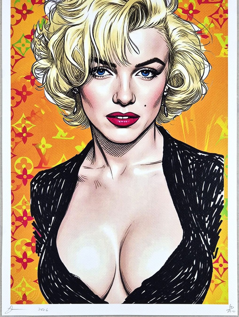Grafiken & Lithographien: Death NYC Ltd Ed Pop Art Druck " Vuitton Monroe – Neu (gemäss Beschreibung) aus Aesch BL von Arts-Trader 1