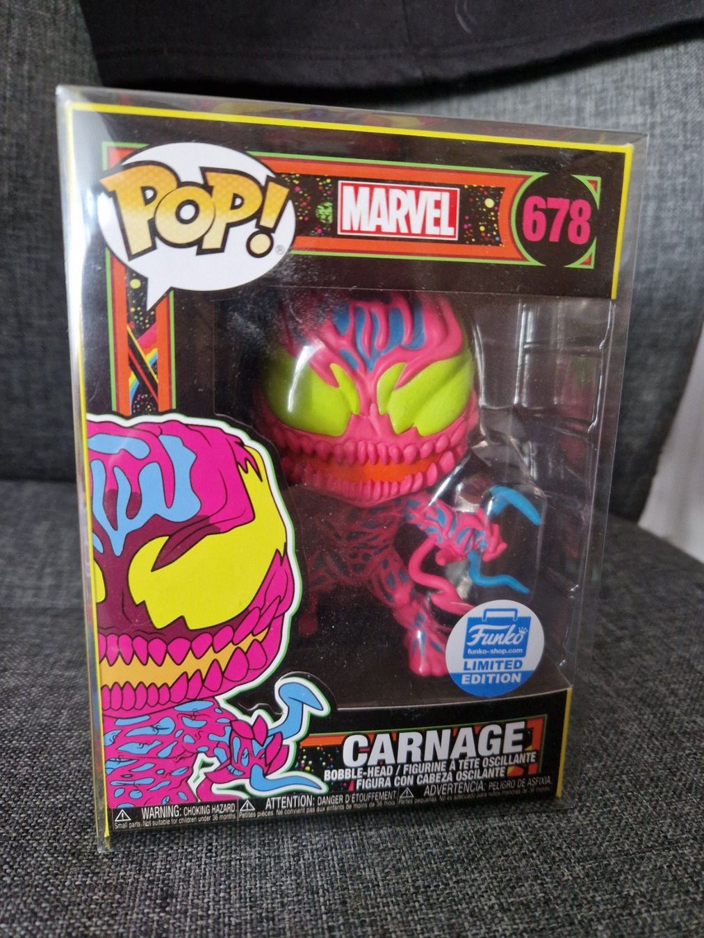 Funko Statuette: Funko Pop! Marvel - Carnage Blackl light #678 – Usato da Benken SG venduto da beasty91