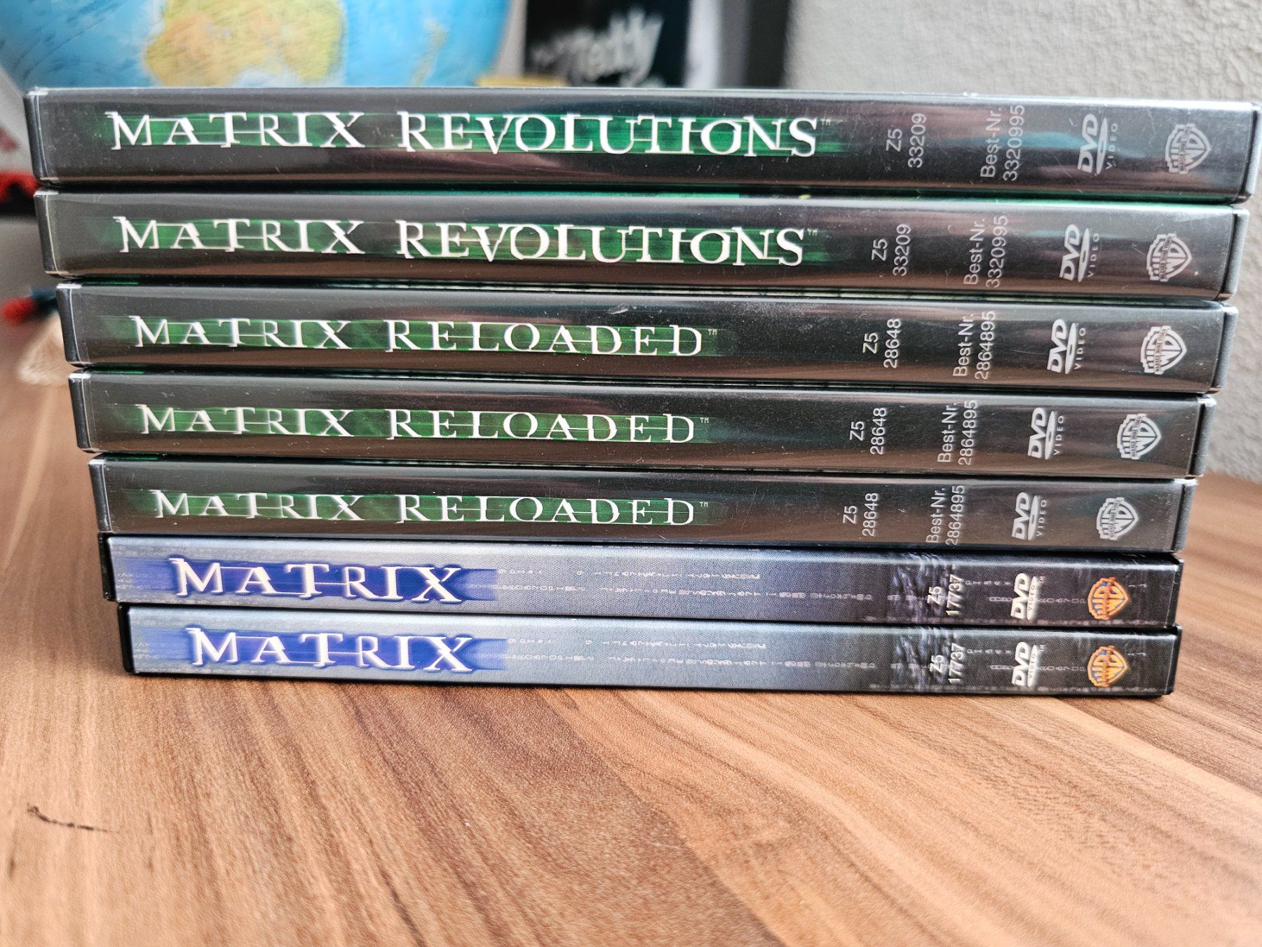 Tutti i DVDs: Matrix Filmsammlung DVD – Usato da Niedergösgen venduto da rex_5013