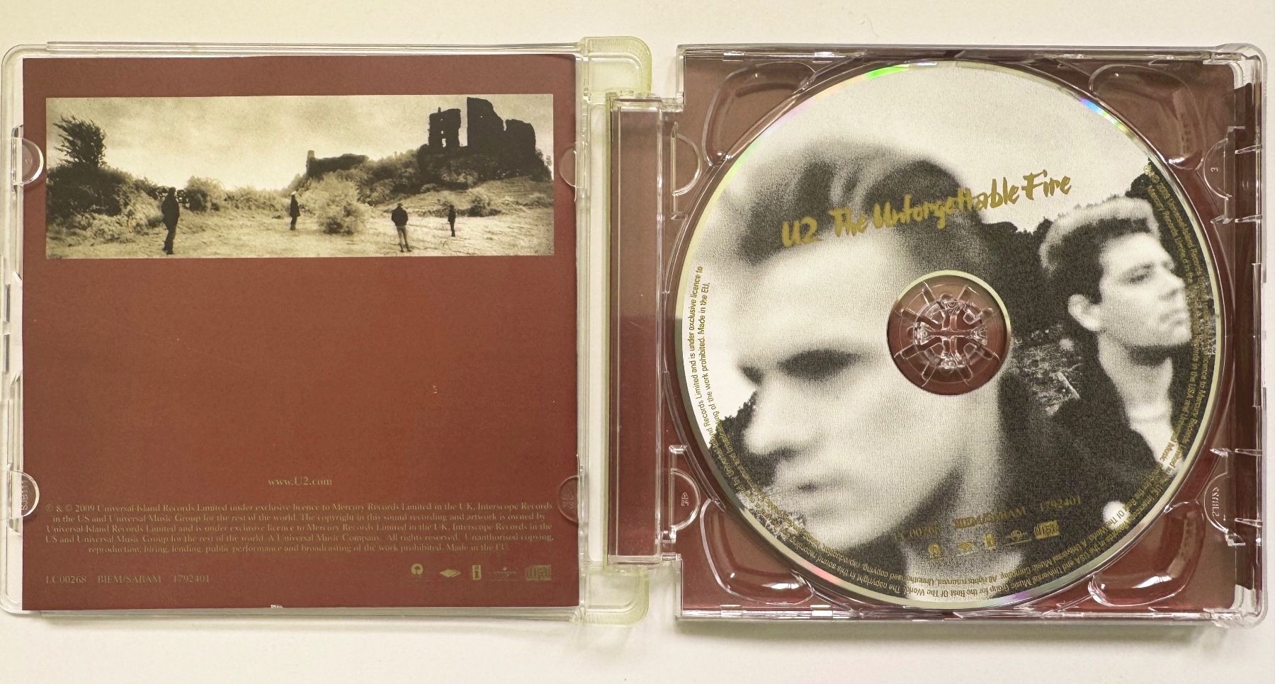 CD: U2, The Unforgettable Fire – Usato da Biel/Bienne venduto da Philemon02 2