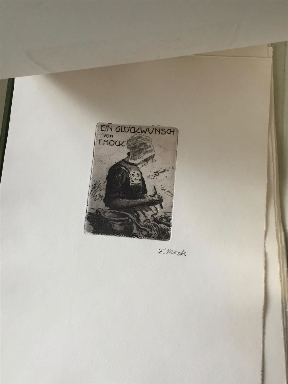 Bücher: MOCK Fritz 1867-1919 Gelegenheitsgraphik – Gebraucht aus Bern von Jwpm66 2