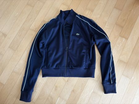 Lacoste Sweatjacke Navyblue/Flour, Grösse 36