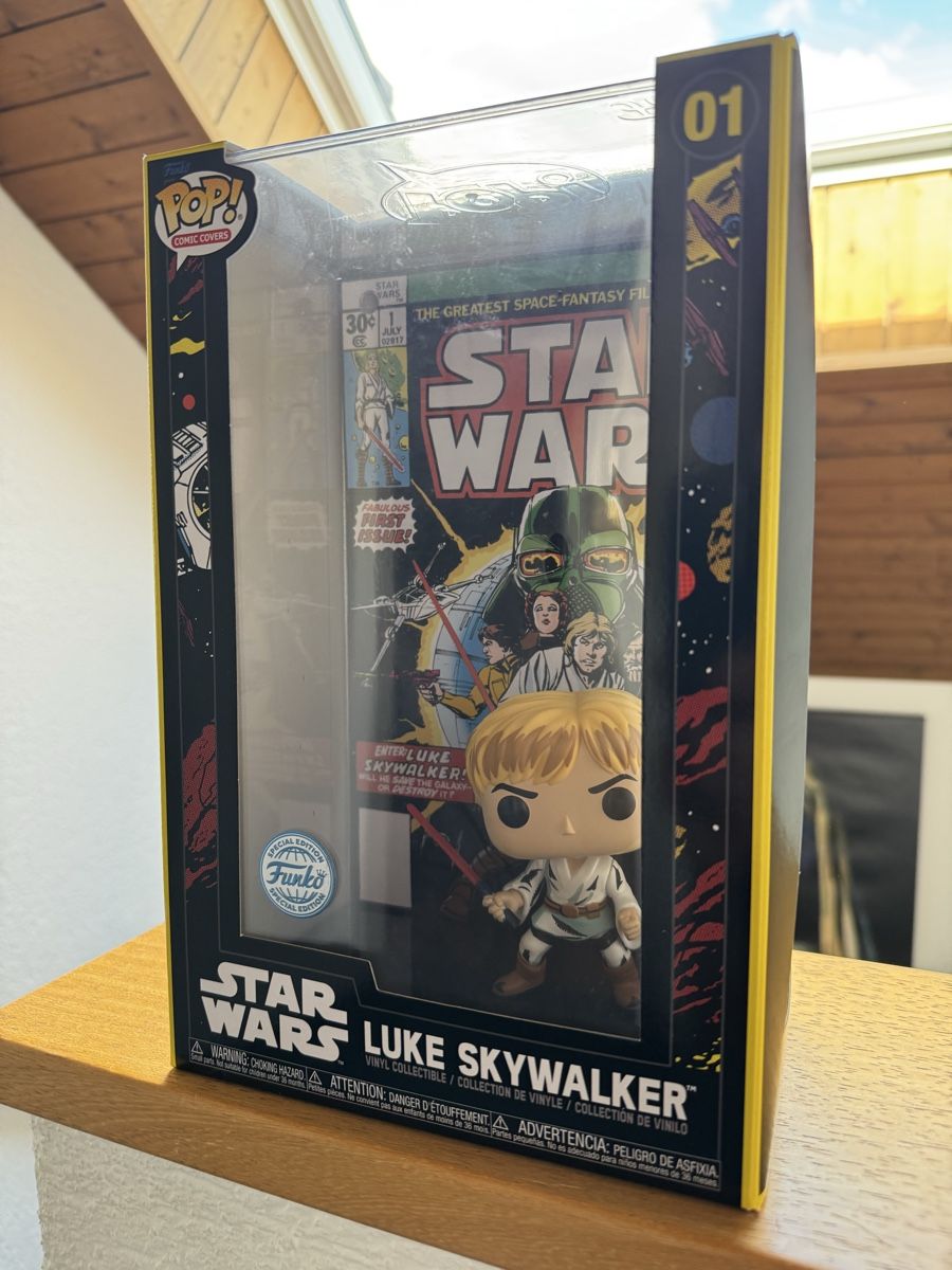 Funko Statuette: Pop! Comic Covers Luke Skywalker – Nuovo e nell'imballaggio originale da Grenchen venduto da chr_5tvd