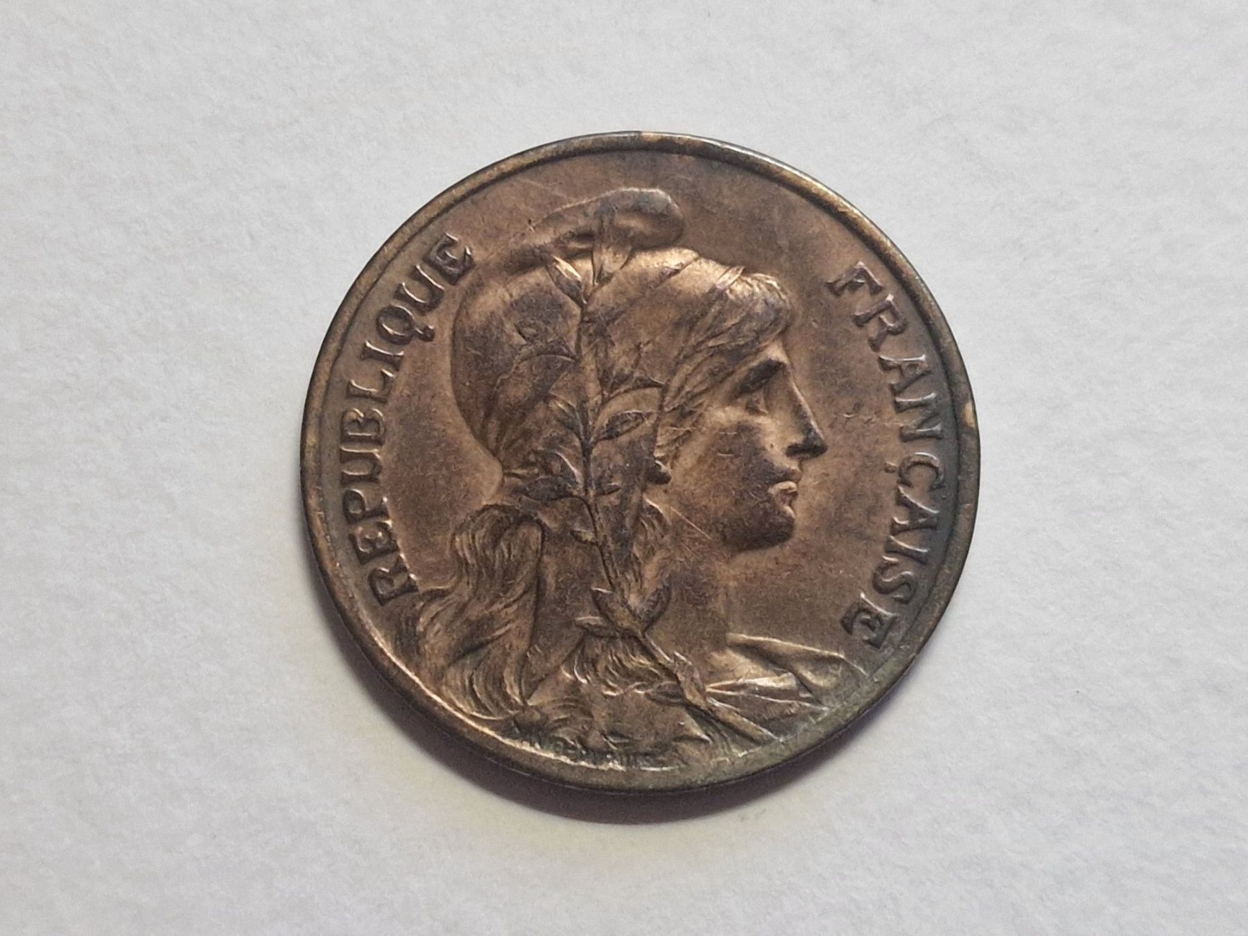 Alle Münzen: Frankreich 10- Cent 1912. – Gebraucht aus Zürich von Moreira01 2