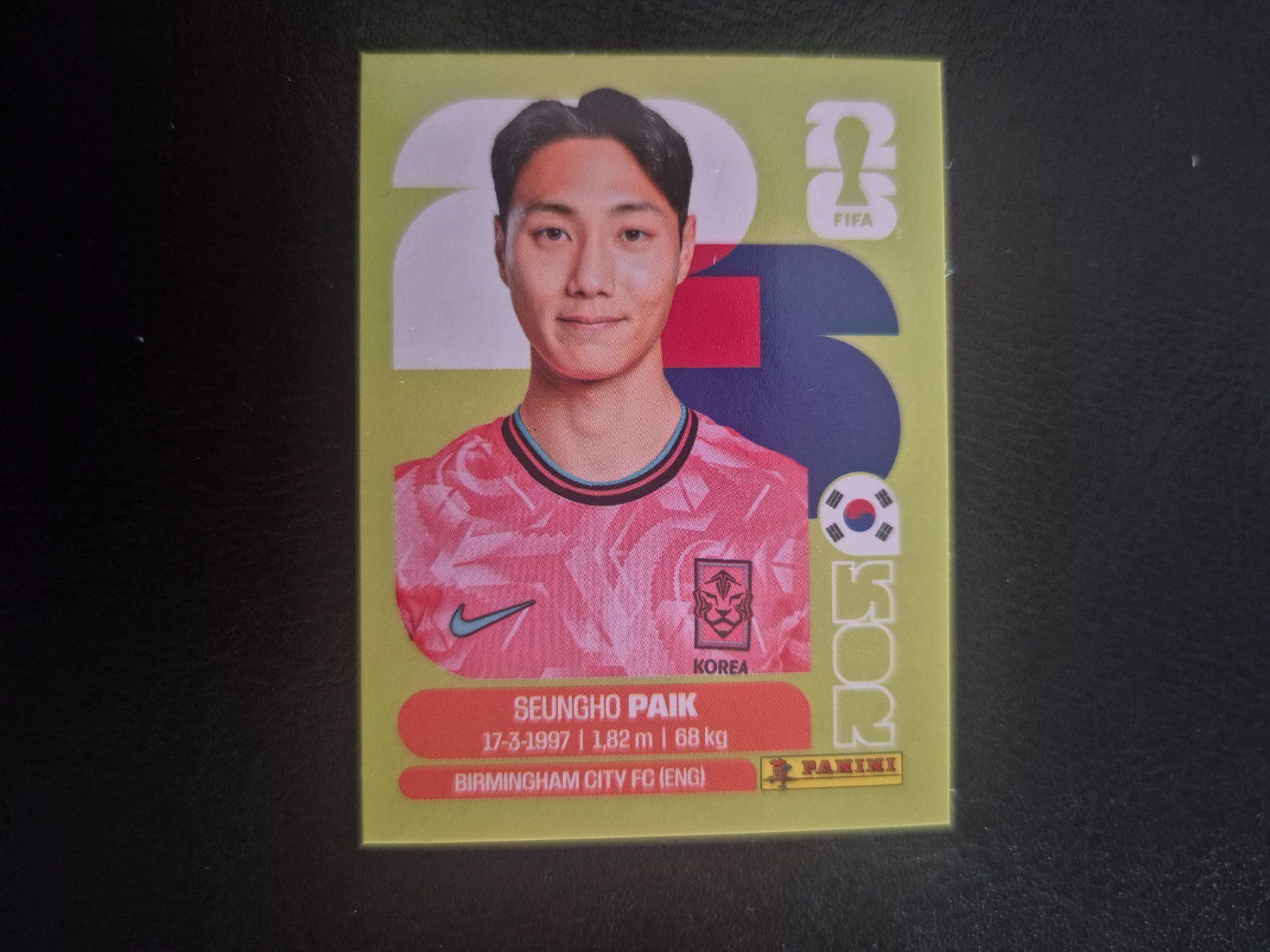 Panini Carte collezionabili: Panini WM 26 KOR 14 – Nuovo (secondo la descrizione) da Rorschacherberg venduto da AJ3108