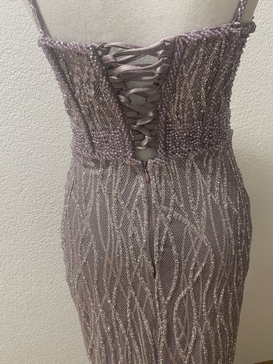 Vestiti: Lila Glitzerndes Abendkleid, Grösse 36-38 – Usato da Stallikon venduto da oez6e 4