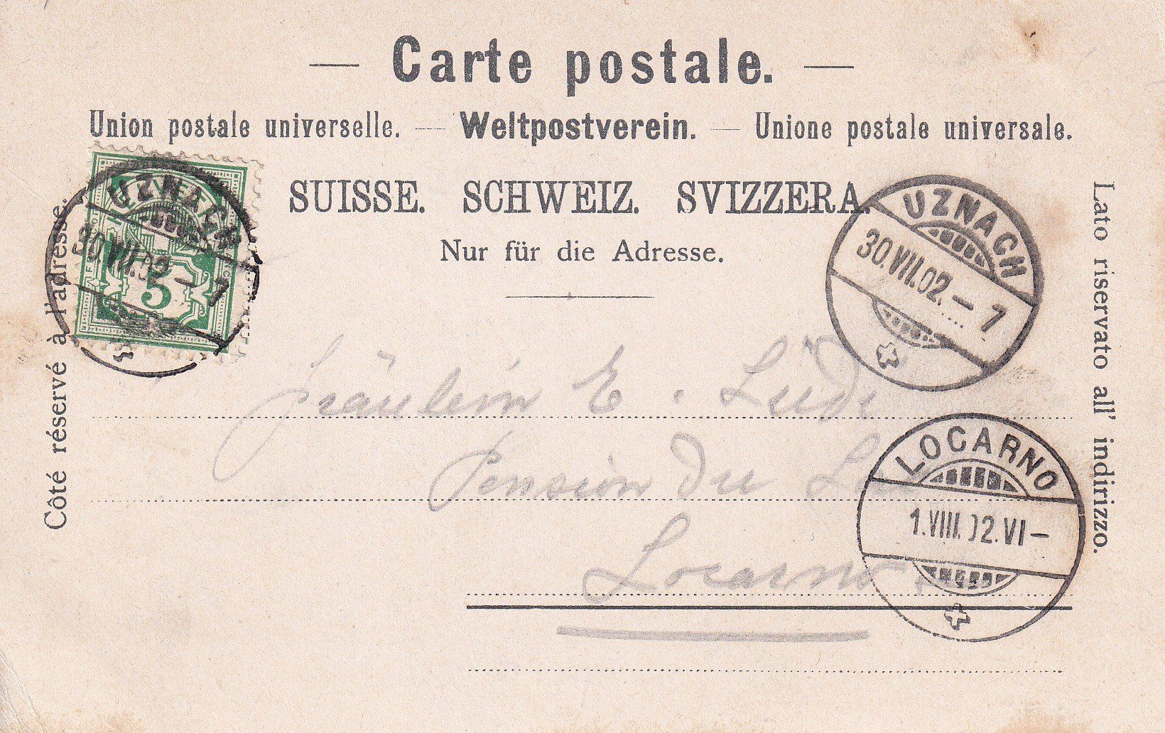 Cartoline postali: Gruss aus Rapperswil /bh – Usato da Hombrechtikon venduto da Rudolf07 1
