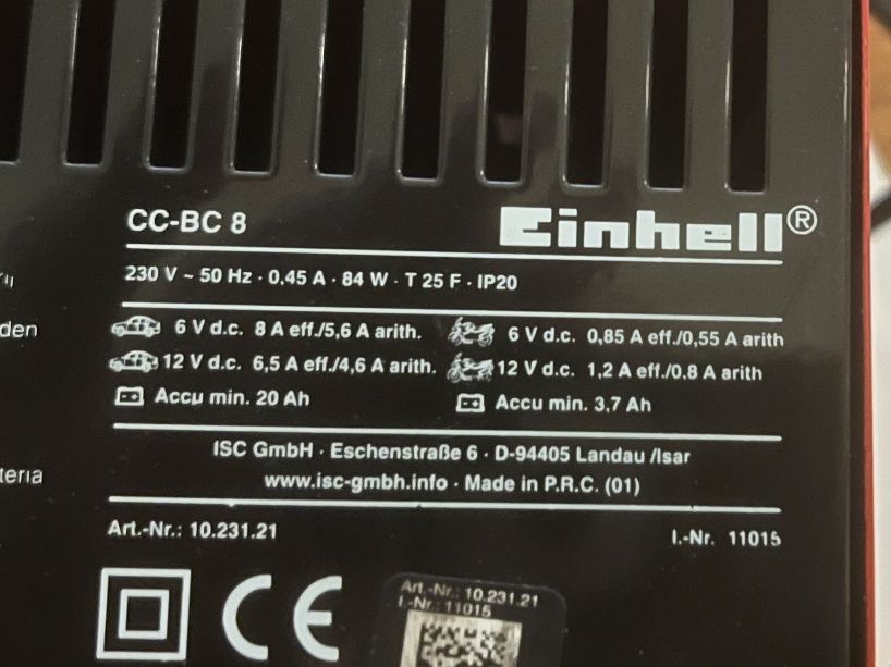 Batterie-Ladegeräte: Batterieladegerät 6 – Neu und originalverpackt aus Magden von Hornet2 3