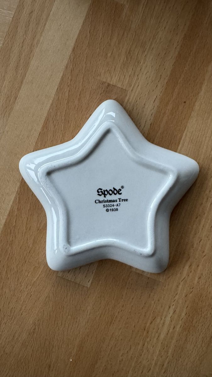 Spode Teller: Spode Christmas Tree kleiner Stern Teller – Gebraucht aus Baden von Emilia2008 1