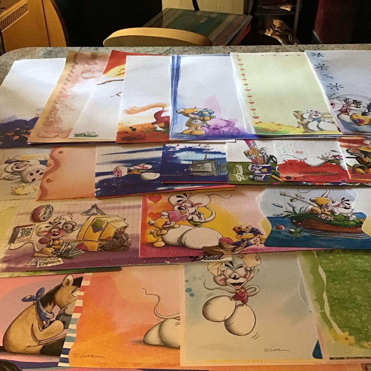 Carta: Schreibpapier Set ca.50 ca200Diddel A4Blätter – Usato da Bazenheid venduto da jud_wk8k 4