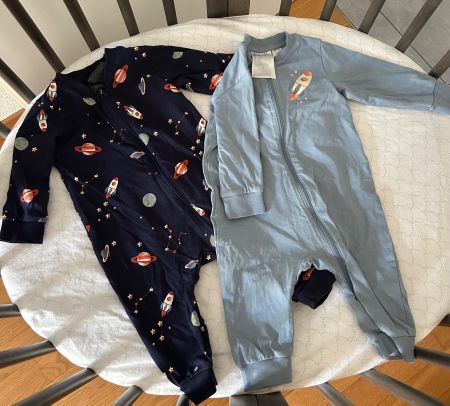 Set 2 Pyjamas von H&M Grösse 68 wie neu