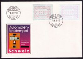 %%AKTION%%_ ATM 3+5_ FDC _Schöner FD-Brief 5.8.81 BERN 1 !!