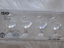 4 Schwäne saß Glas, Versand auch möglich