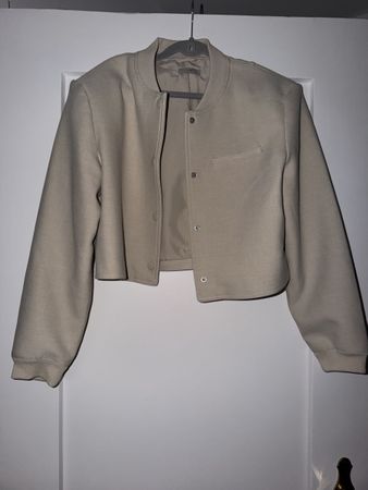 Beige Jacke 