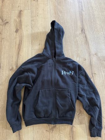 Peso Zip Hoodie schwarz mit Schmetterling Print Zustand Neu!